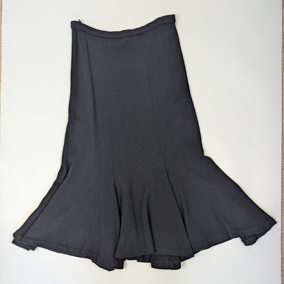 Vintage Goldworm New York 100% Pure Wool Sweater Trumpet Skirt Set Womens 10 - Picture 8 of 10